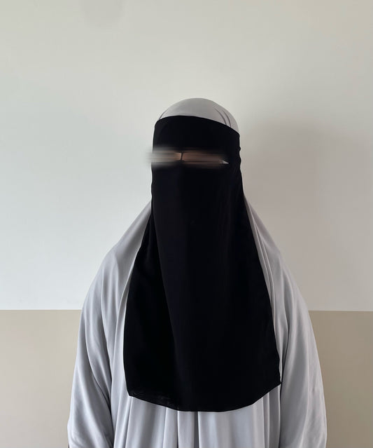 Niqab Saudi-Schwarz