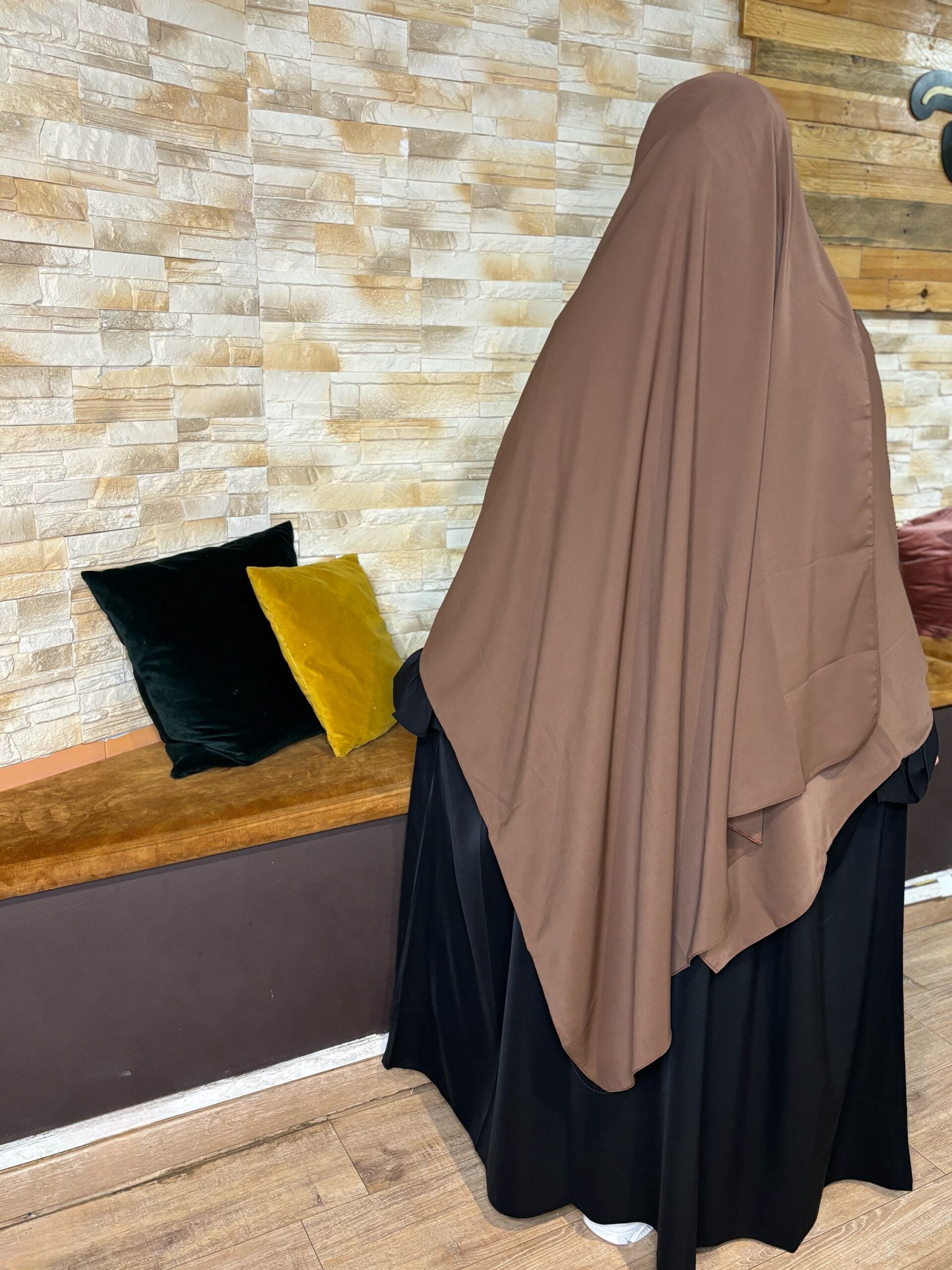 Maxi hijab à nouer SOIE DE MEDINE