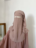 Cargar la imagen en la vista de la galería, Niqab/Sitar 3 voiles 90 cm
