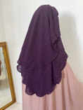 Cargar la imagen en la vista de la galería, Niqab/Sitar 3 voiles 90 cm
