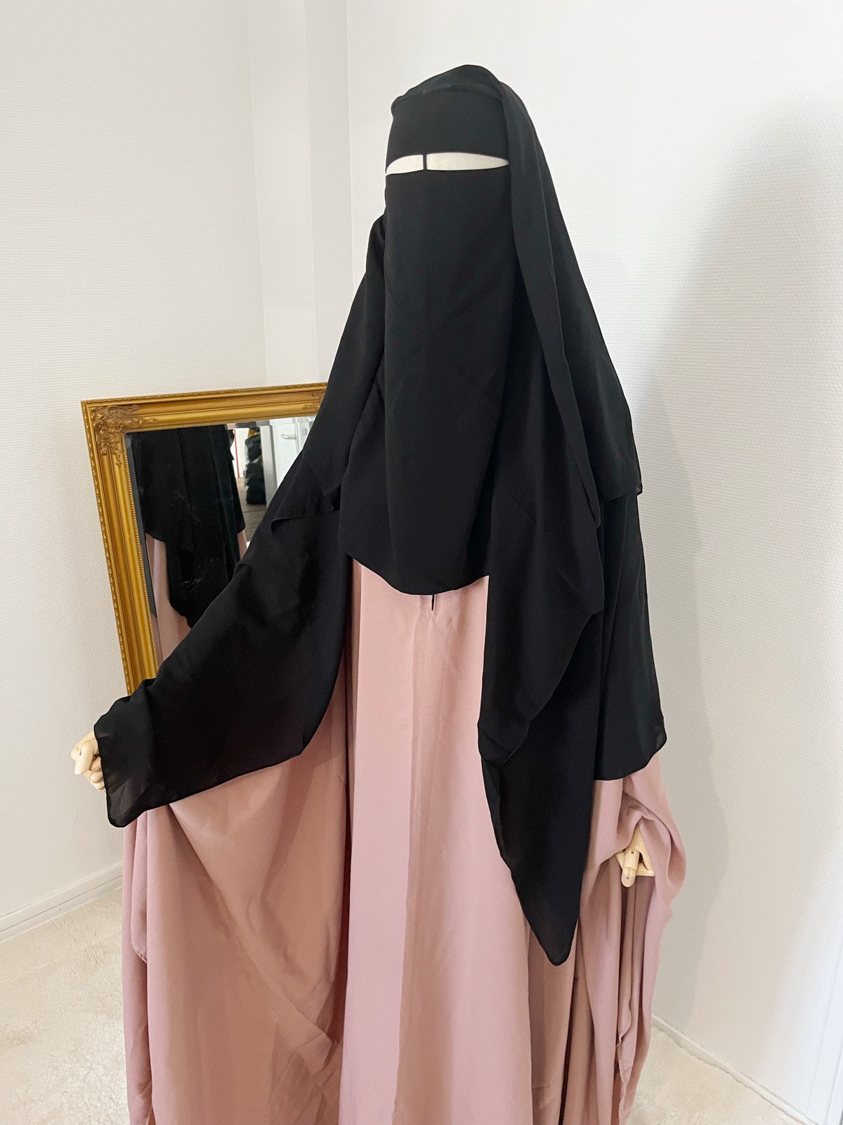 Niqab/Sitar 3 Schleier 1m50