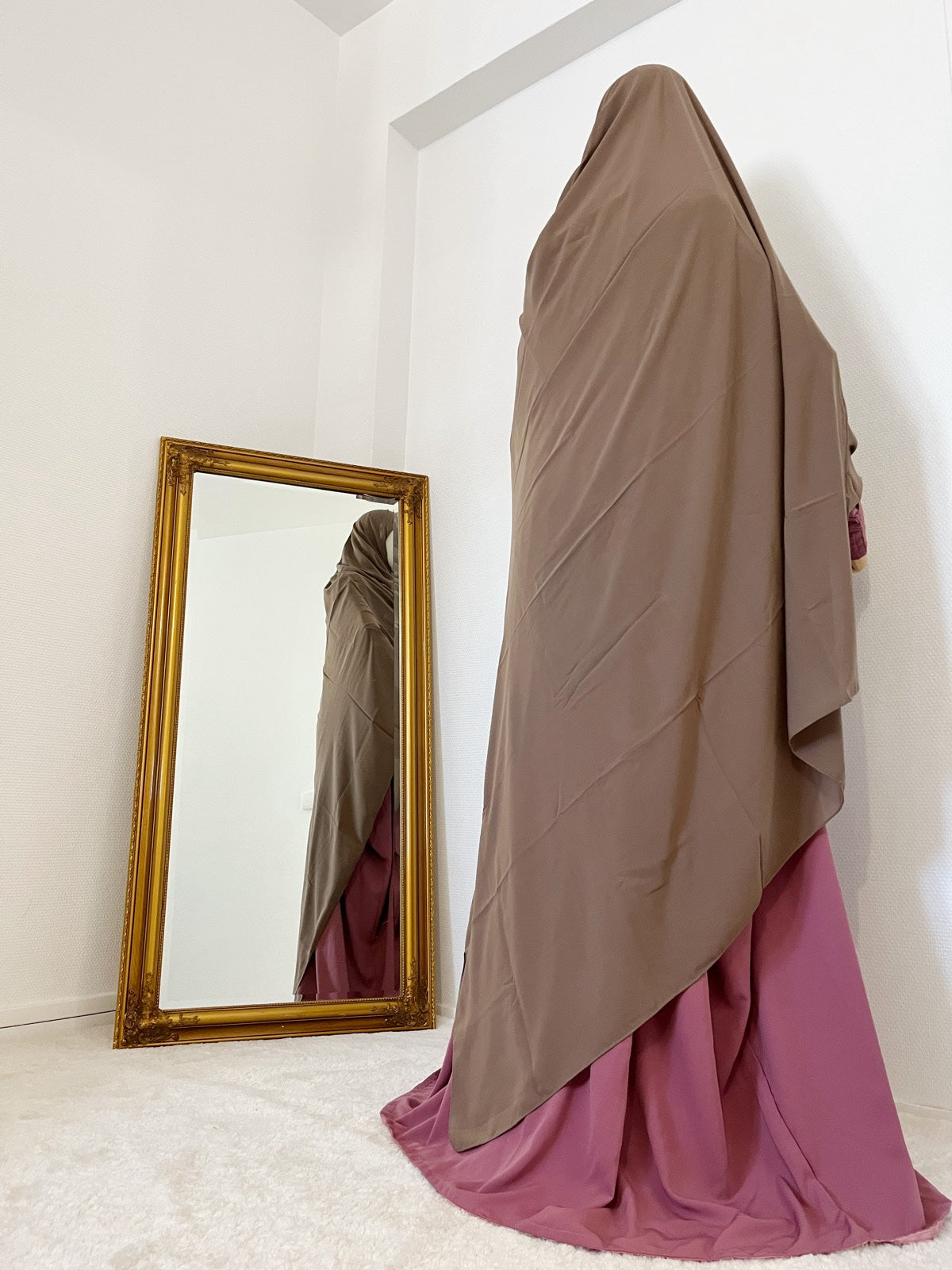 Maxi-Hijab zum Binden aus Seidenchiffon