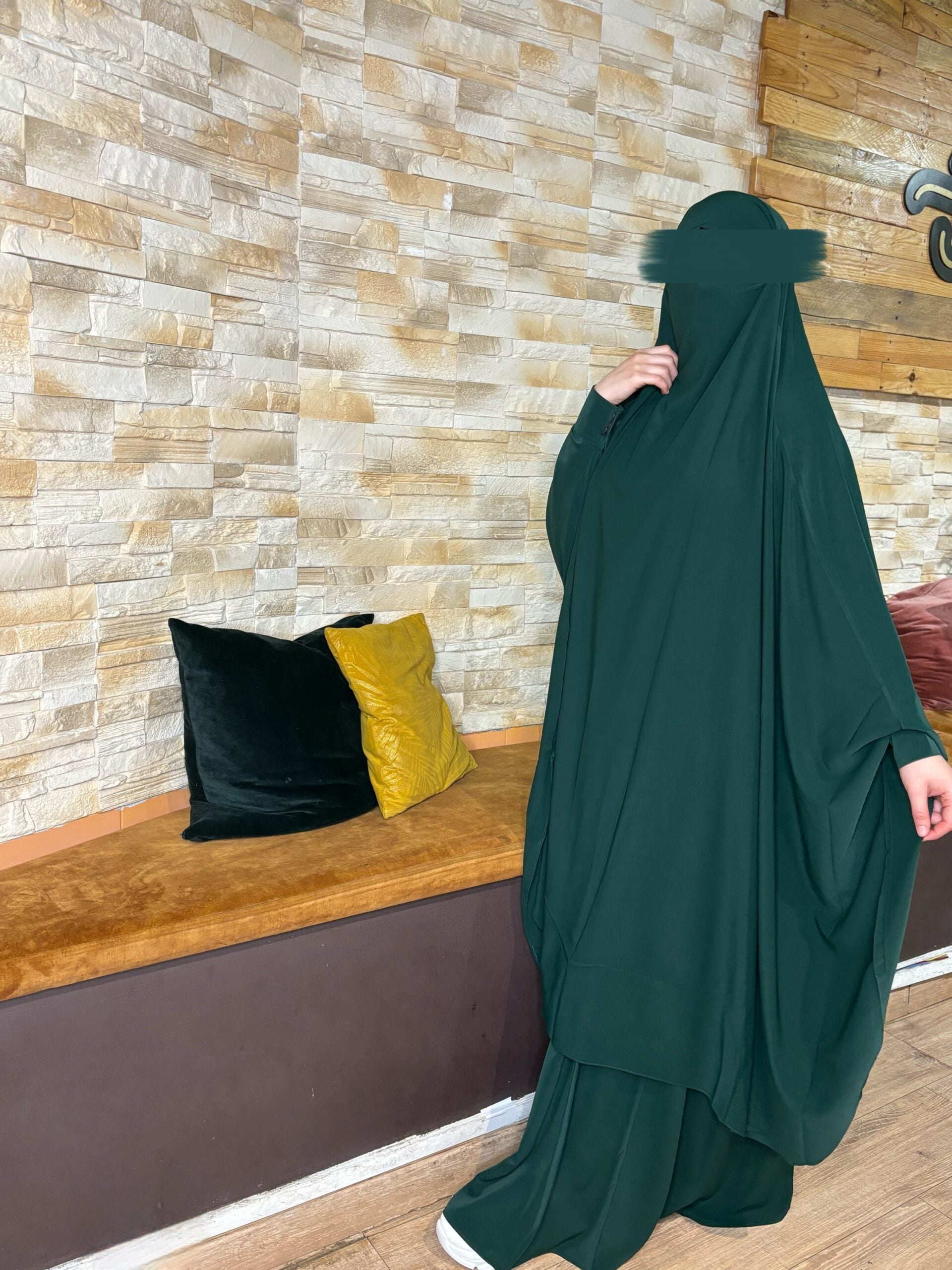 Jilbab 2 pièces Jupe Soie de Médine