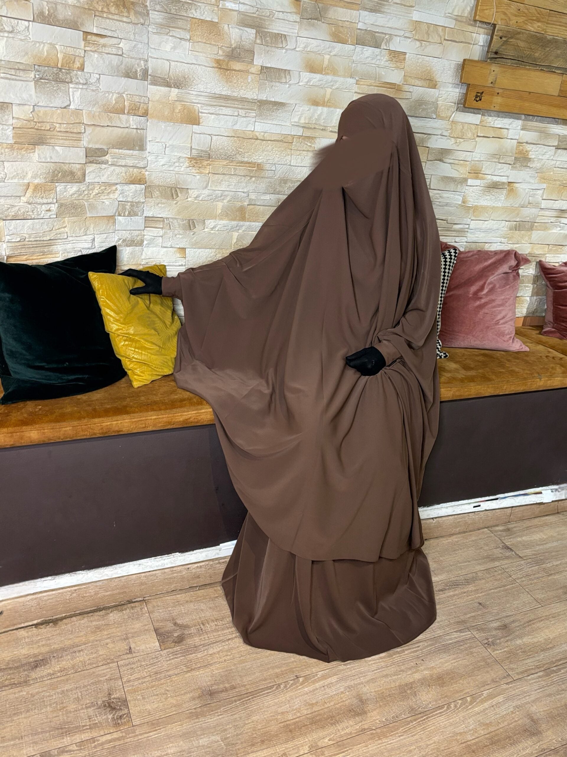 Jilbab 2 pièces Jupe Soie de Médine