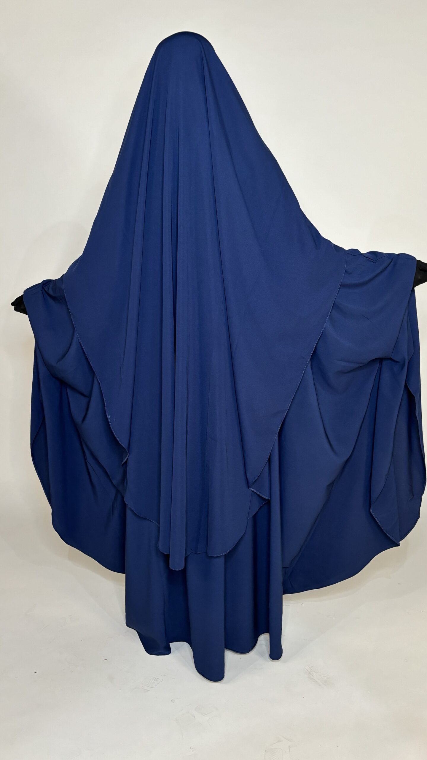 Khimar abgerundeter Maleeka (Whool-Pfirsich)