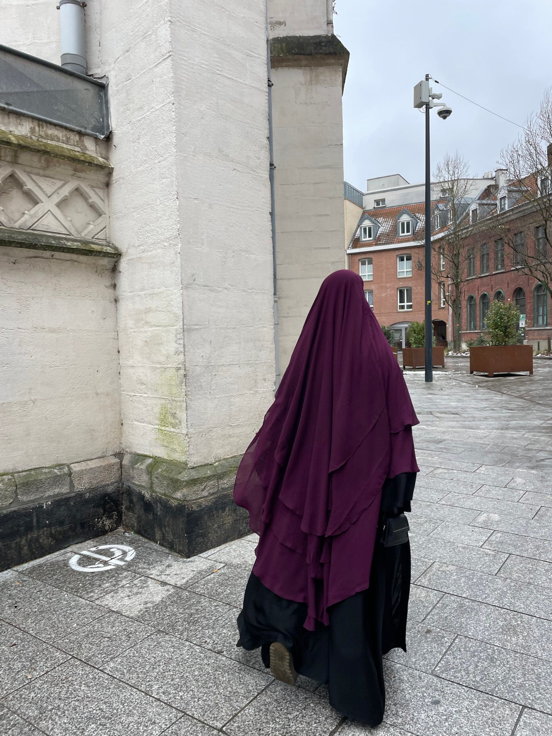 Half niqab Muslin 2 veils