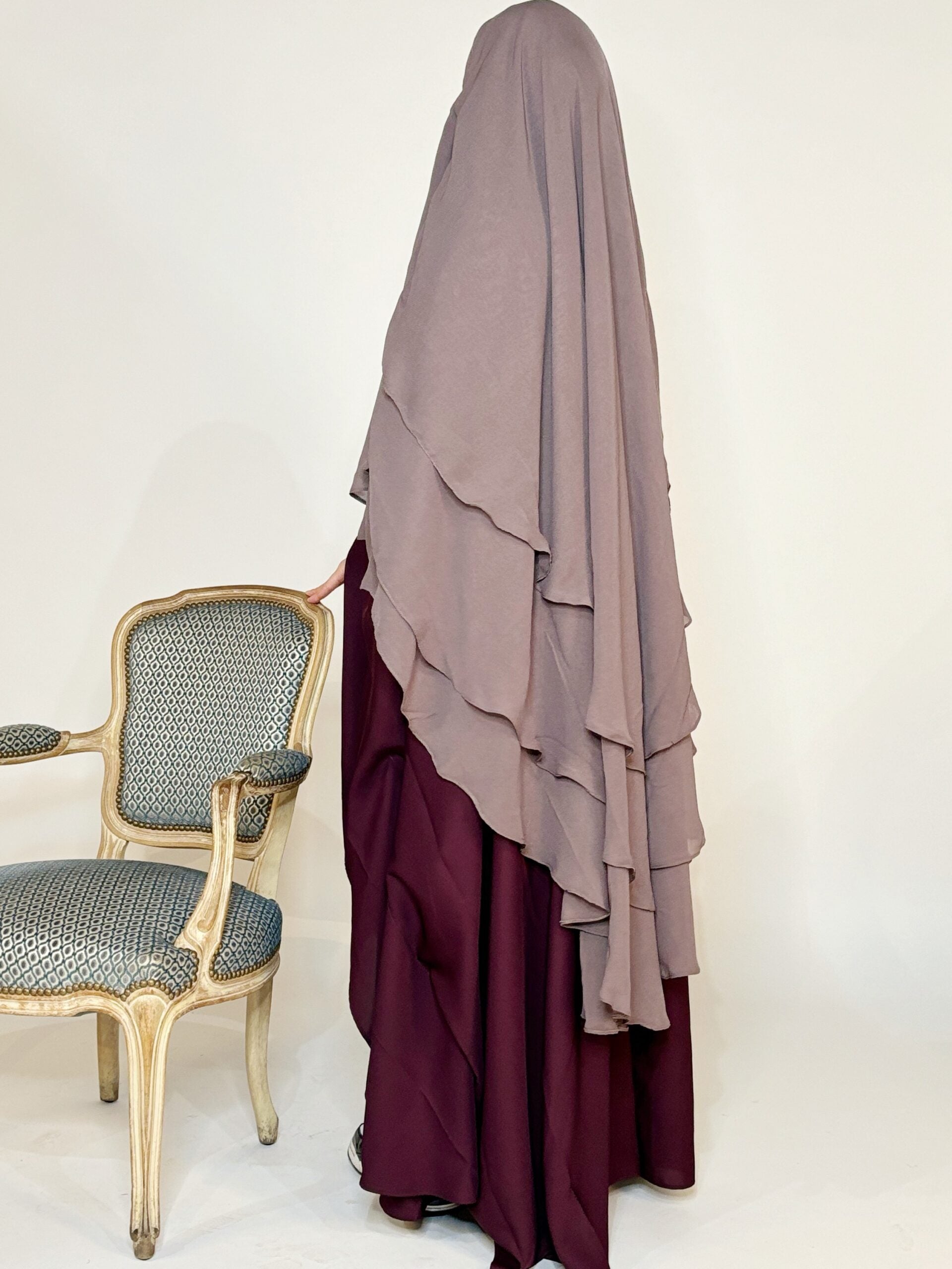 Khimar Tarha 3 abgerundete Segel