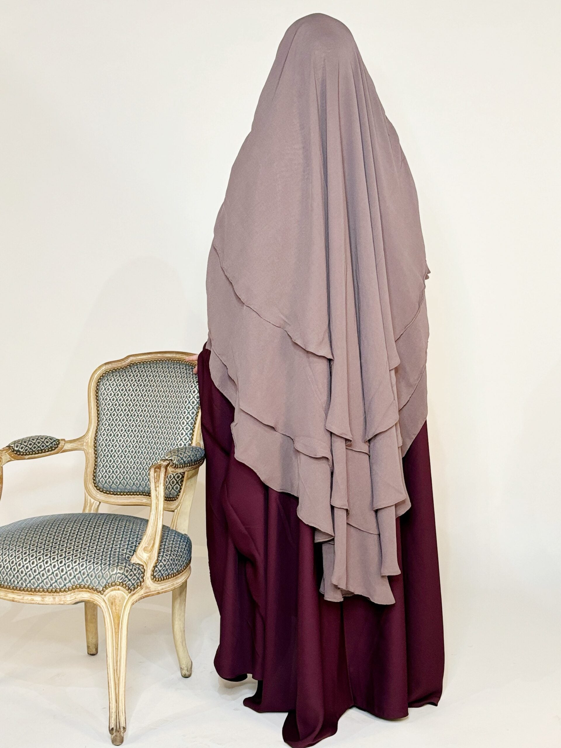 Khimar Tarha 3 abgerundete Segel