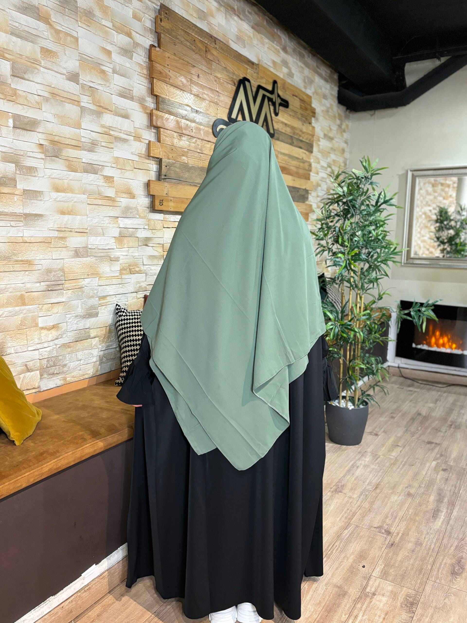 Maxi-Hijab zum Binden von Whool Peach