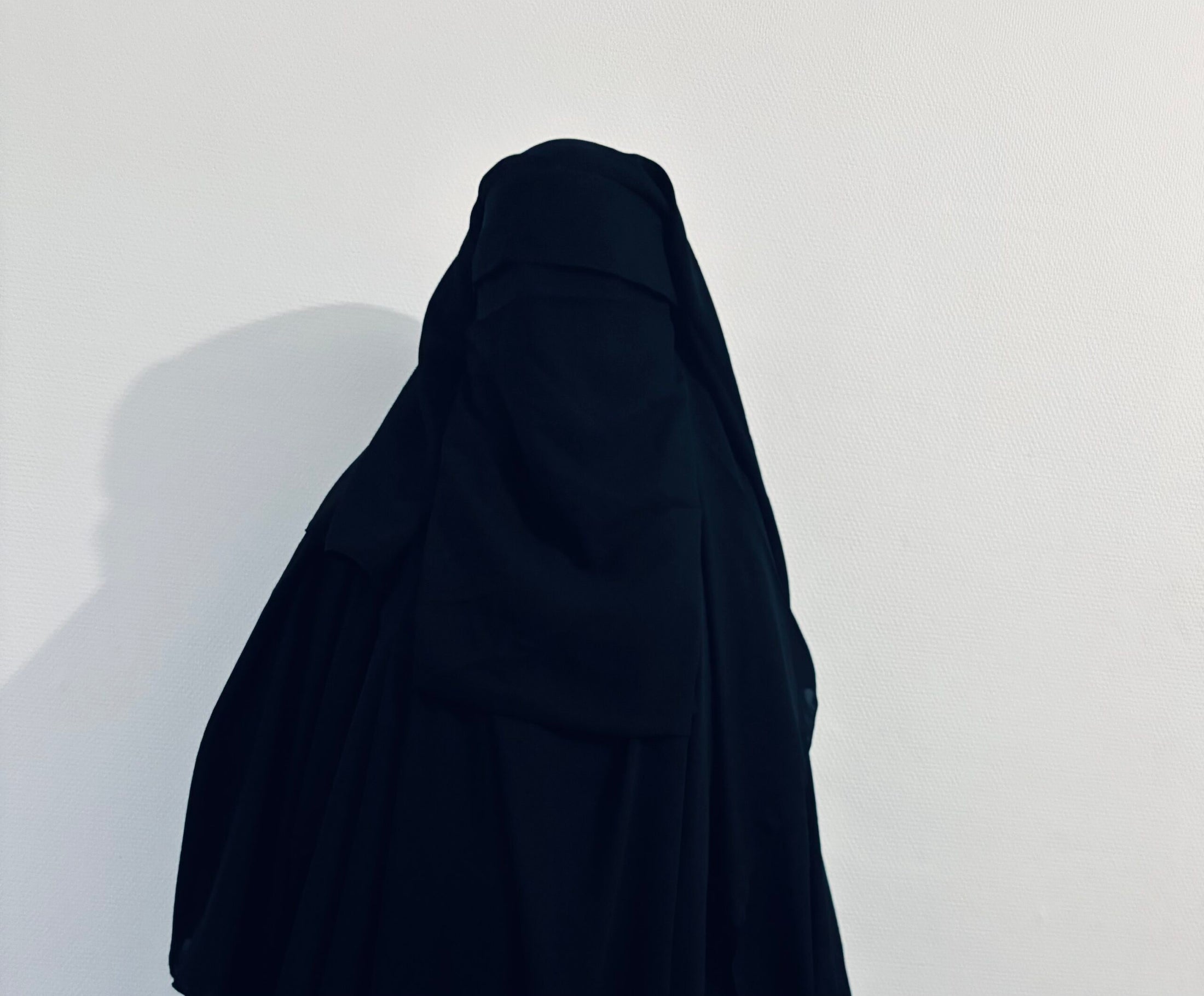 Niqab/Sitar-Mütze 3 Schleier 90 cm