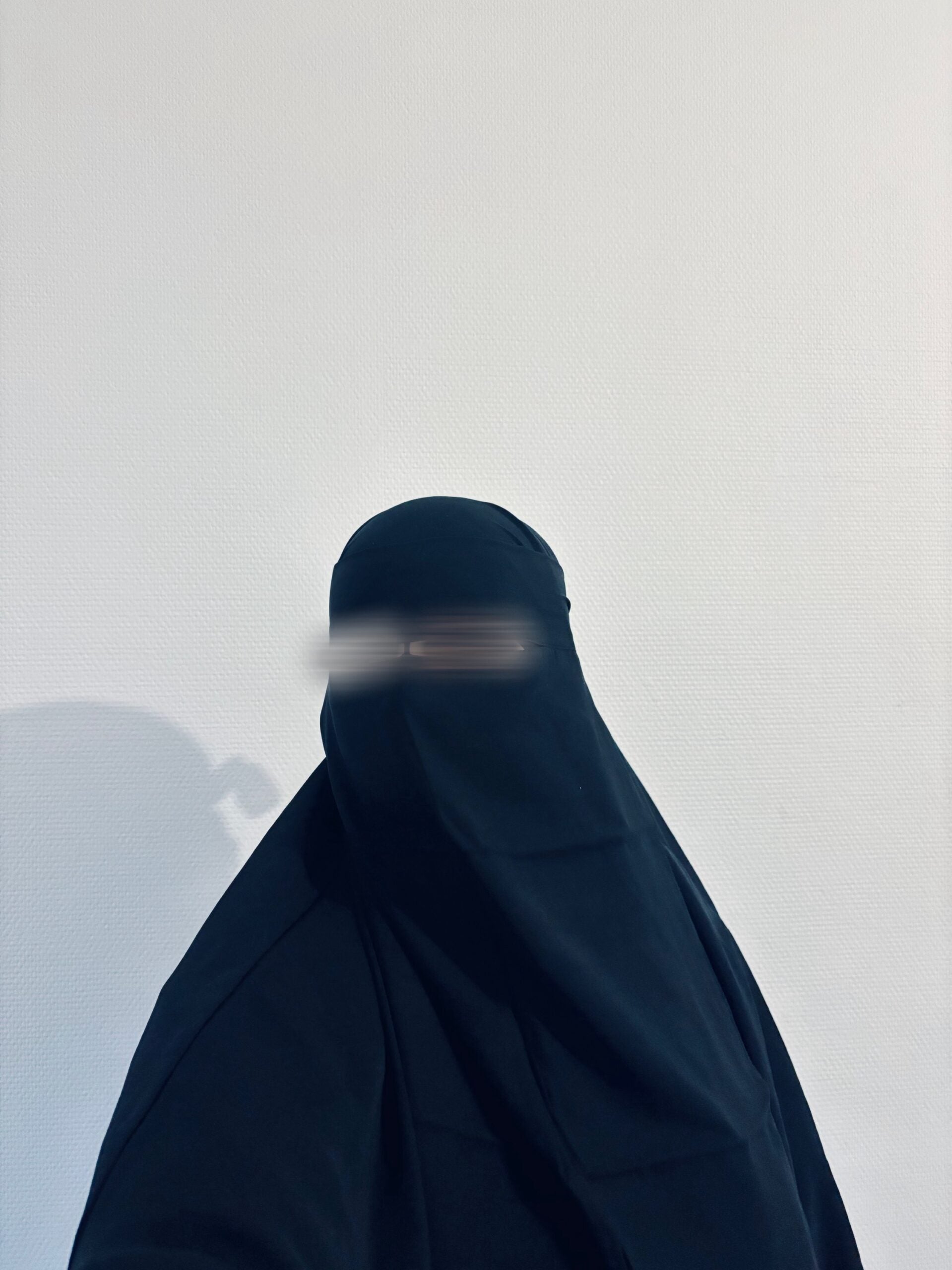 Niqab Saudi-Schwarz