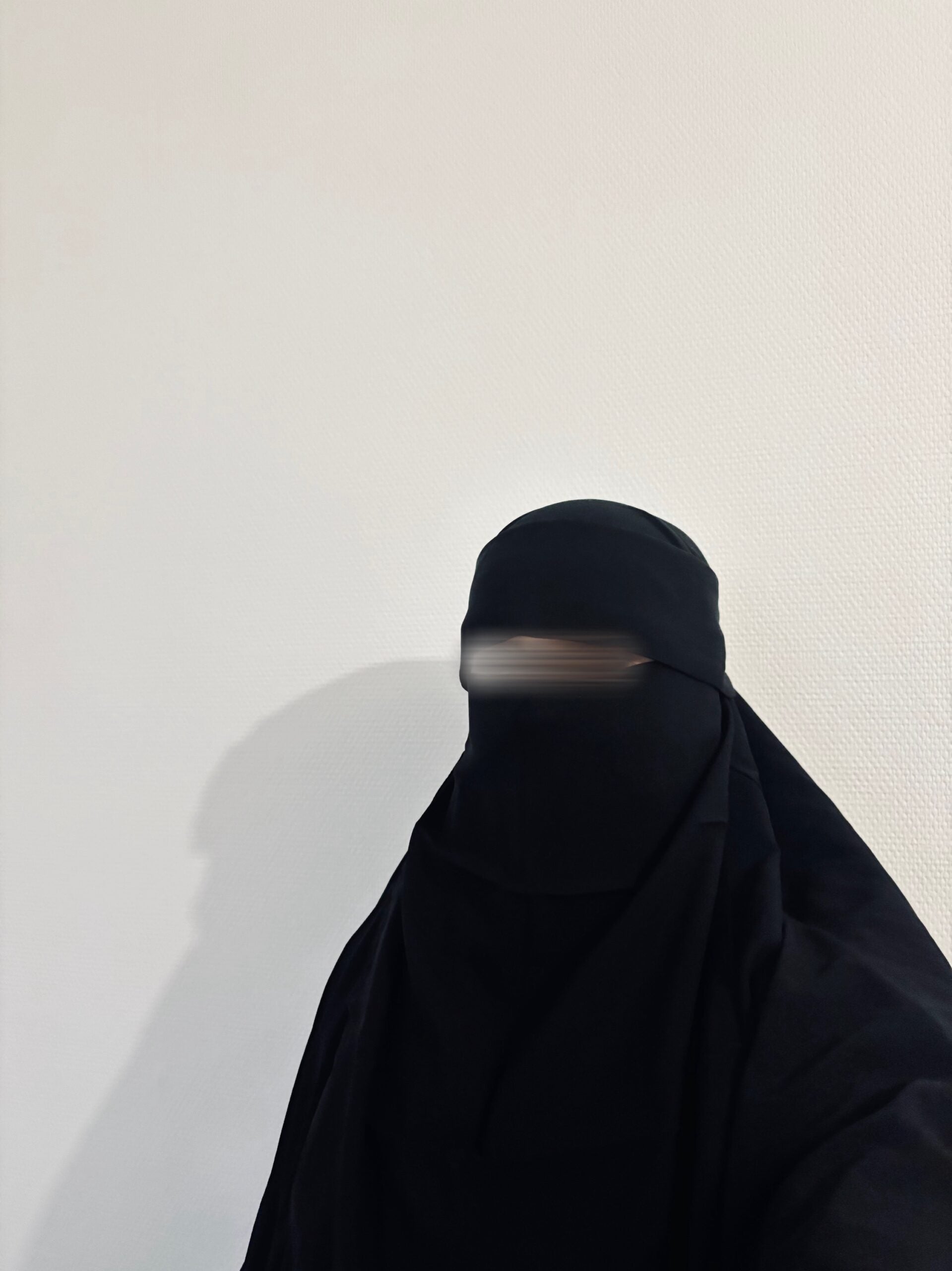 Niqab pull down