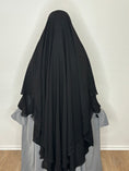 Charger l'image dans la visionneuse de la galerie, Khimar Tarha 2 voiles arrondi
