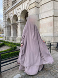 Charger l'image dans la visionneuse de la galerie, Jilbab 2 pièces Jupe Soie de Médine
