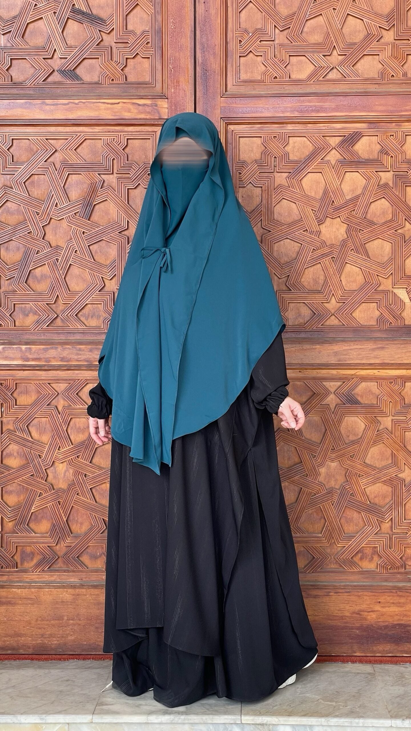 Halber Niqab aus Medina-Seide