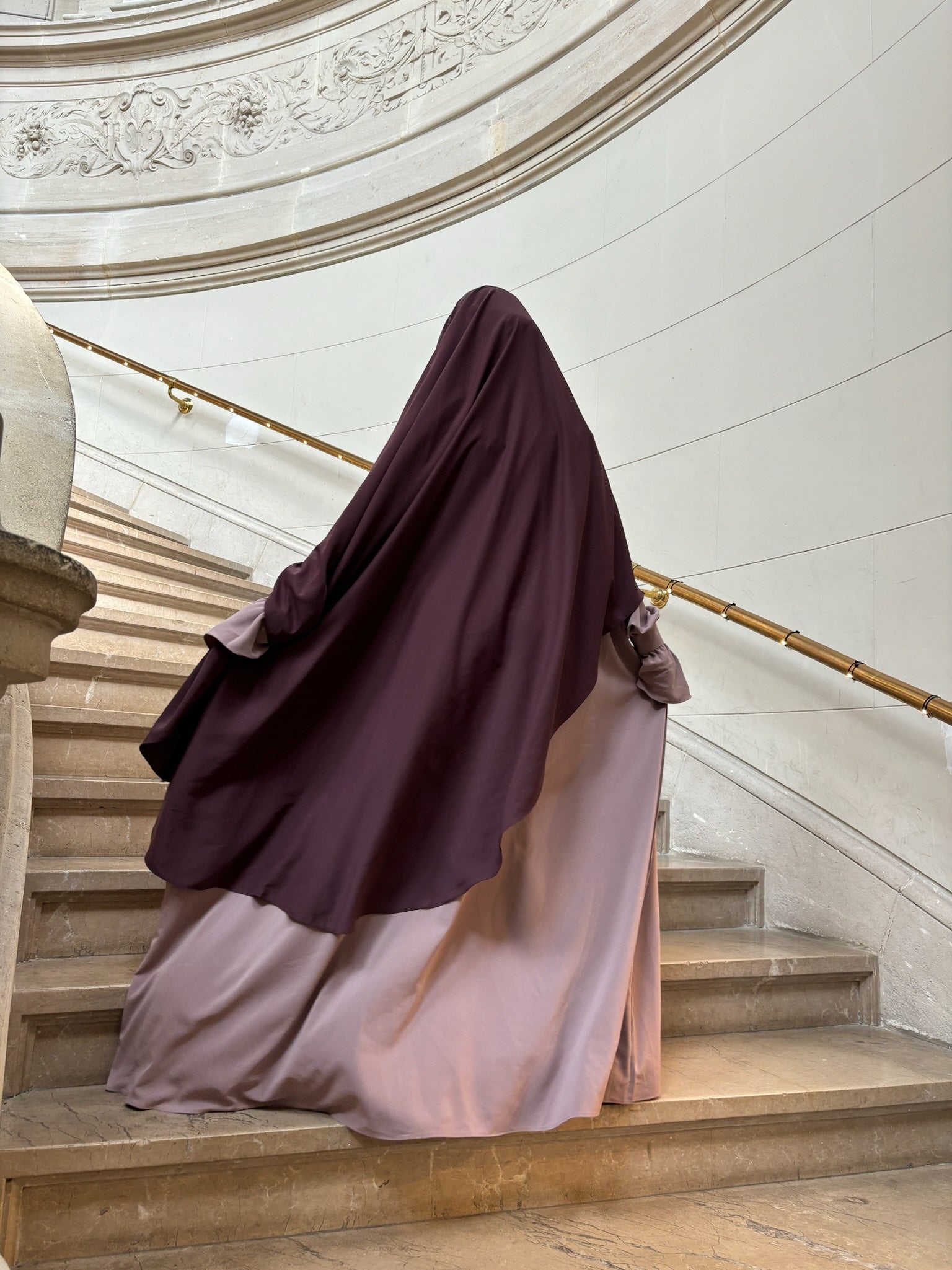 Rounded Khimar Maleeka (Medina Silk)