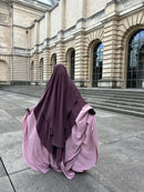 Khimar Hajar 2 veils Medina silk