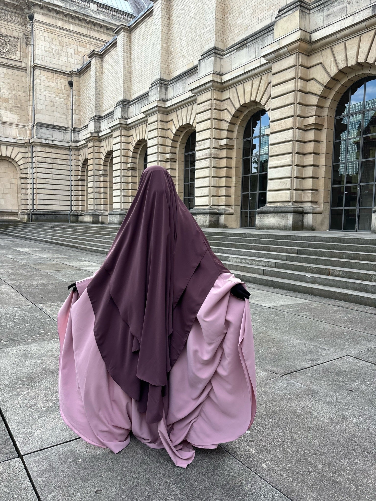 Khimar Hajar 2 Schleier aus Medina-Seide