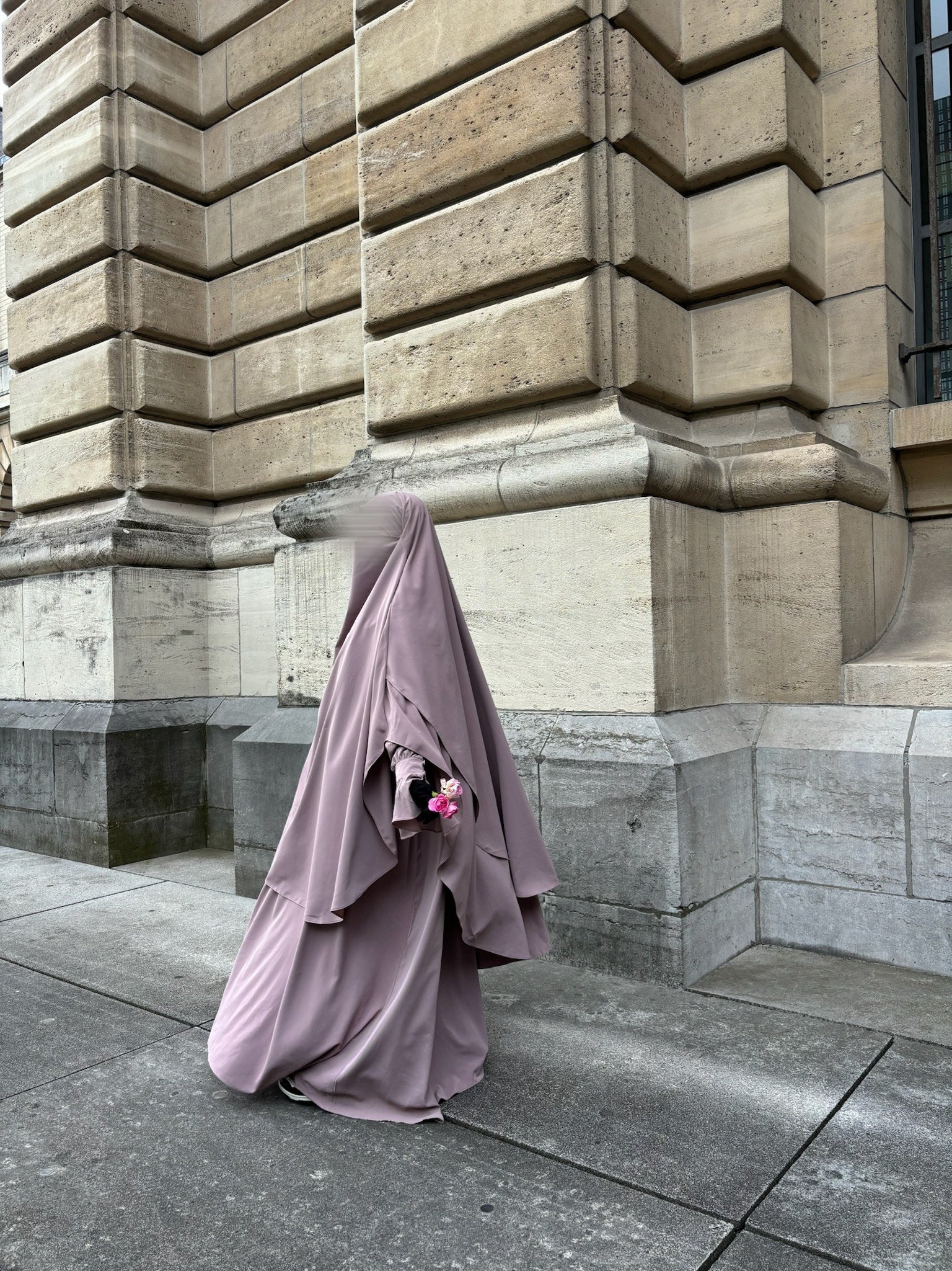 Khimar Hajar 2 Schleier aus Medina-Seide