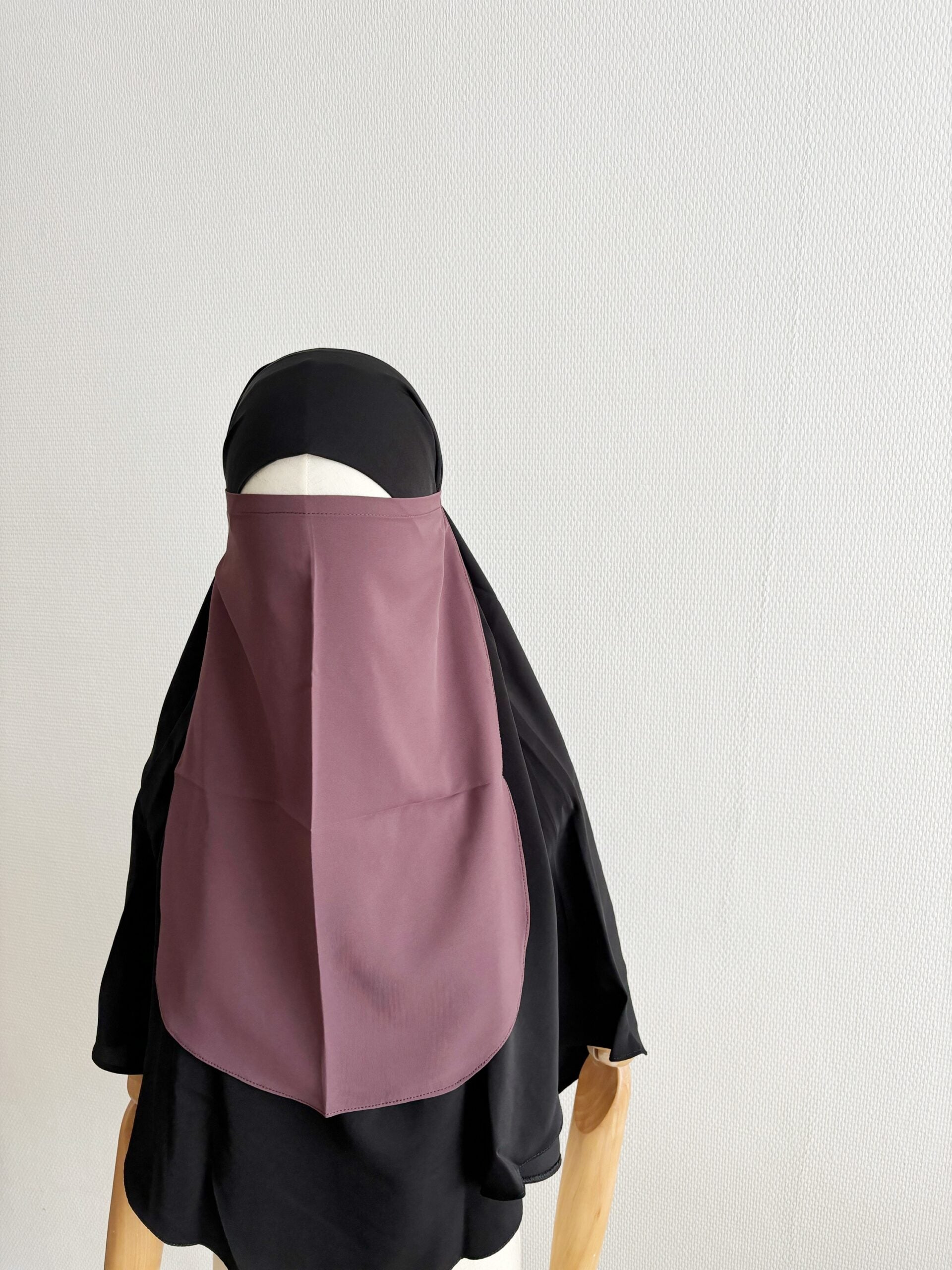 Halber Niqab aus Medina-Seide