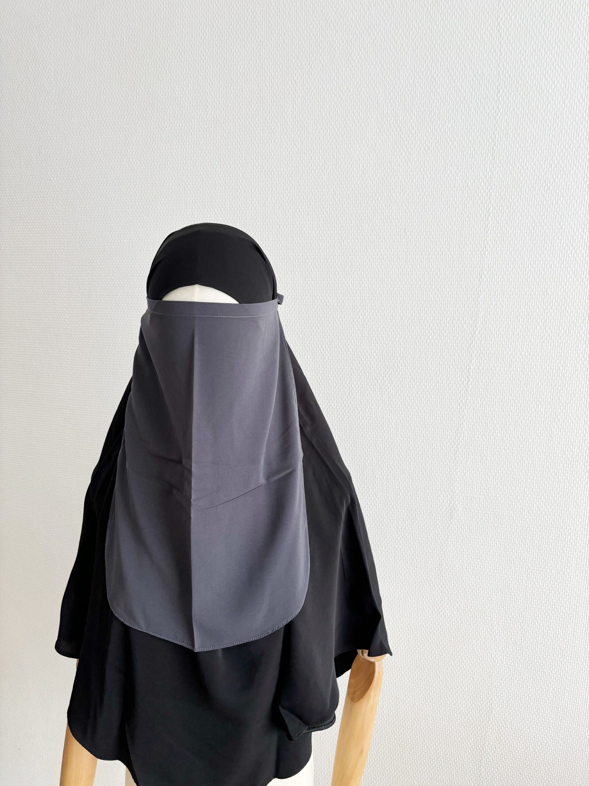 Halber Niqab Whool-Pfirsich