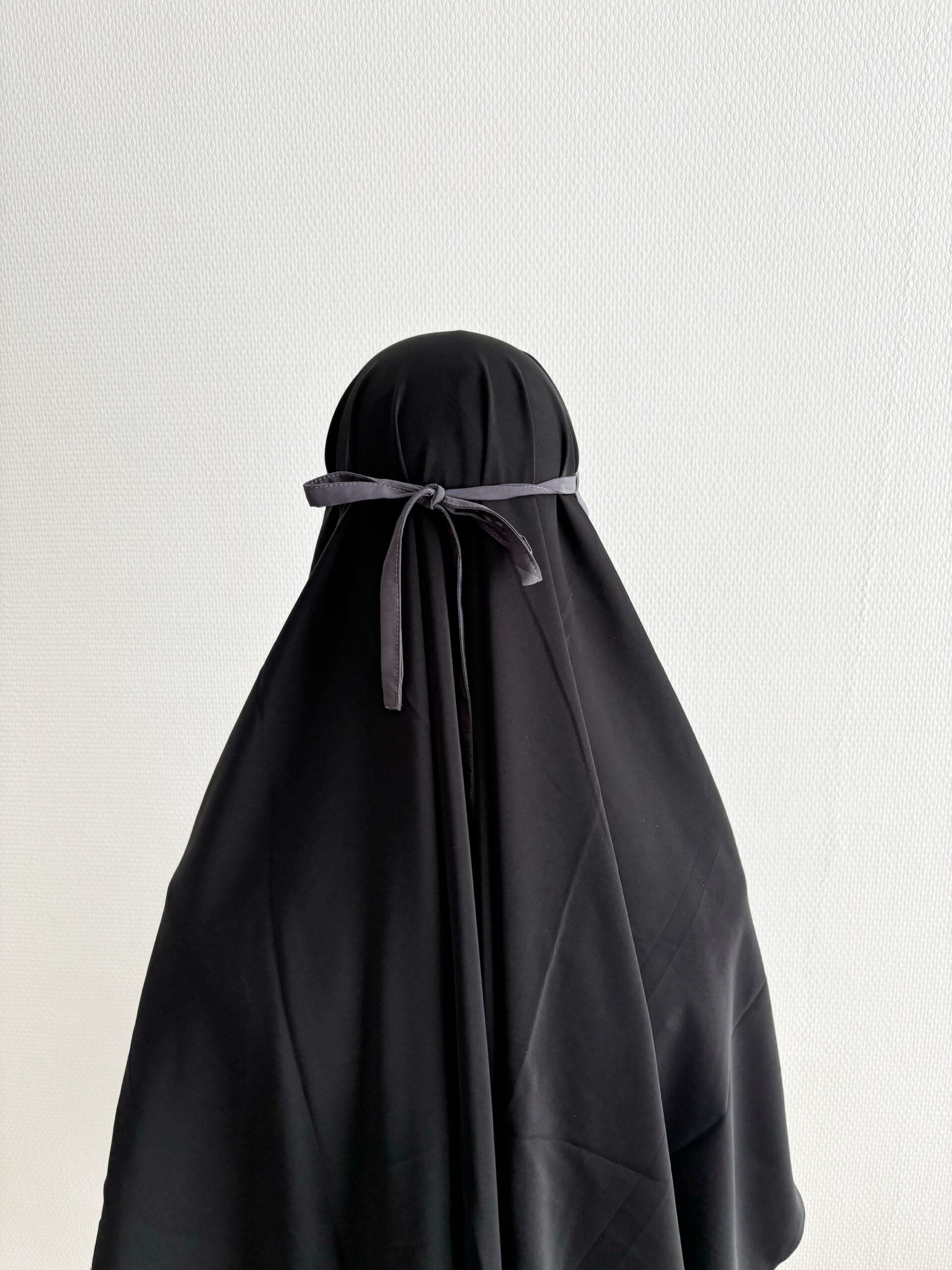 Halber Niqab Whool-Pfirsich