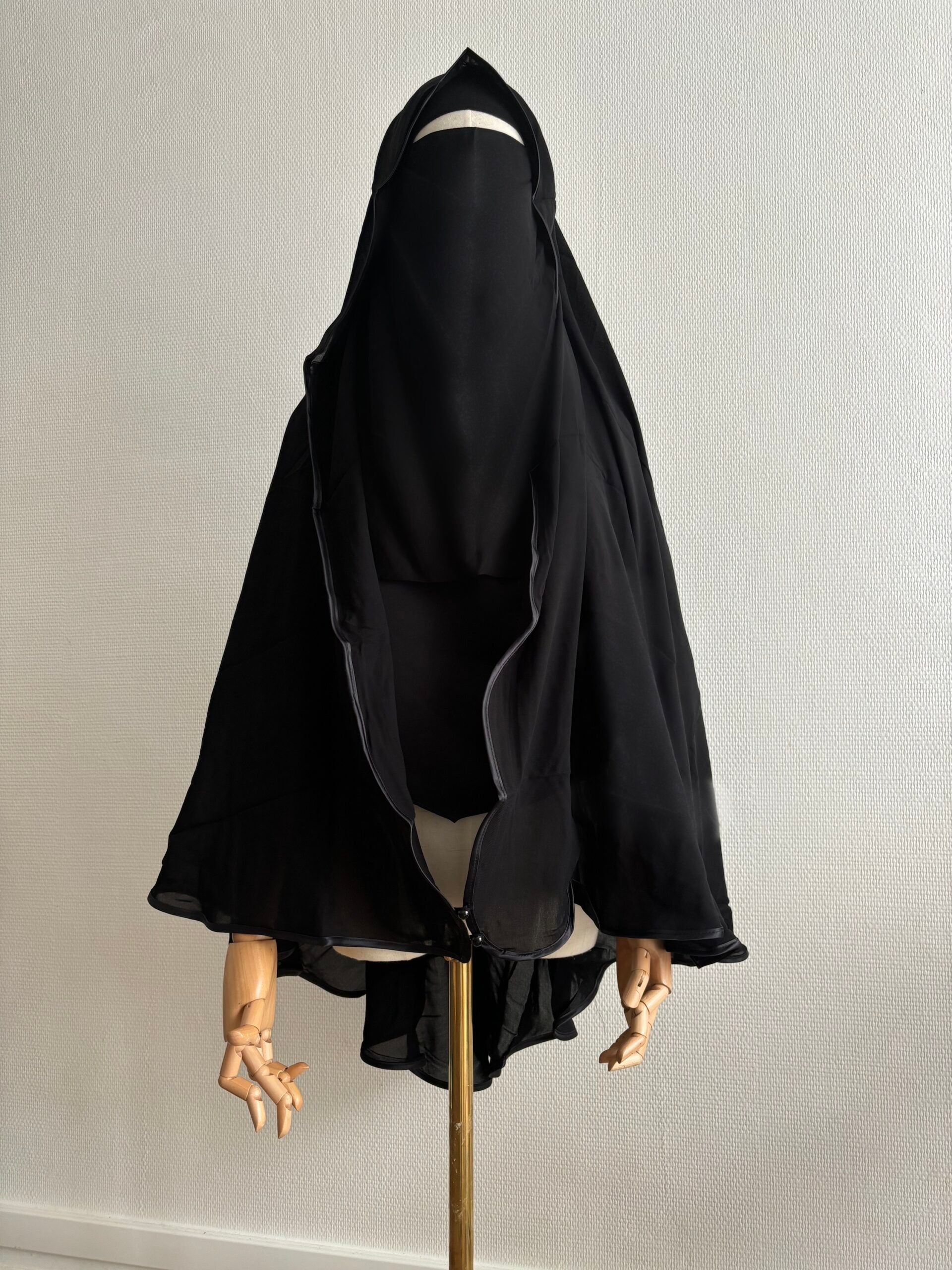 Niqab Indonésia Noir