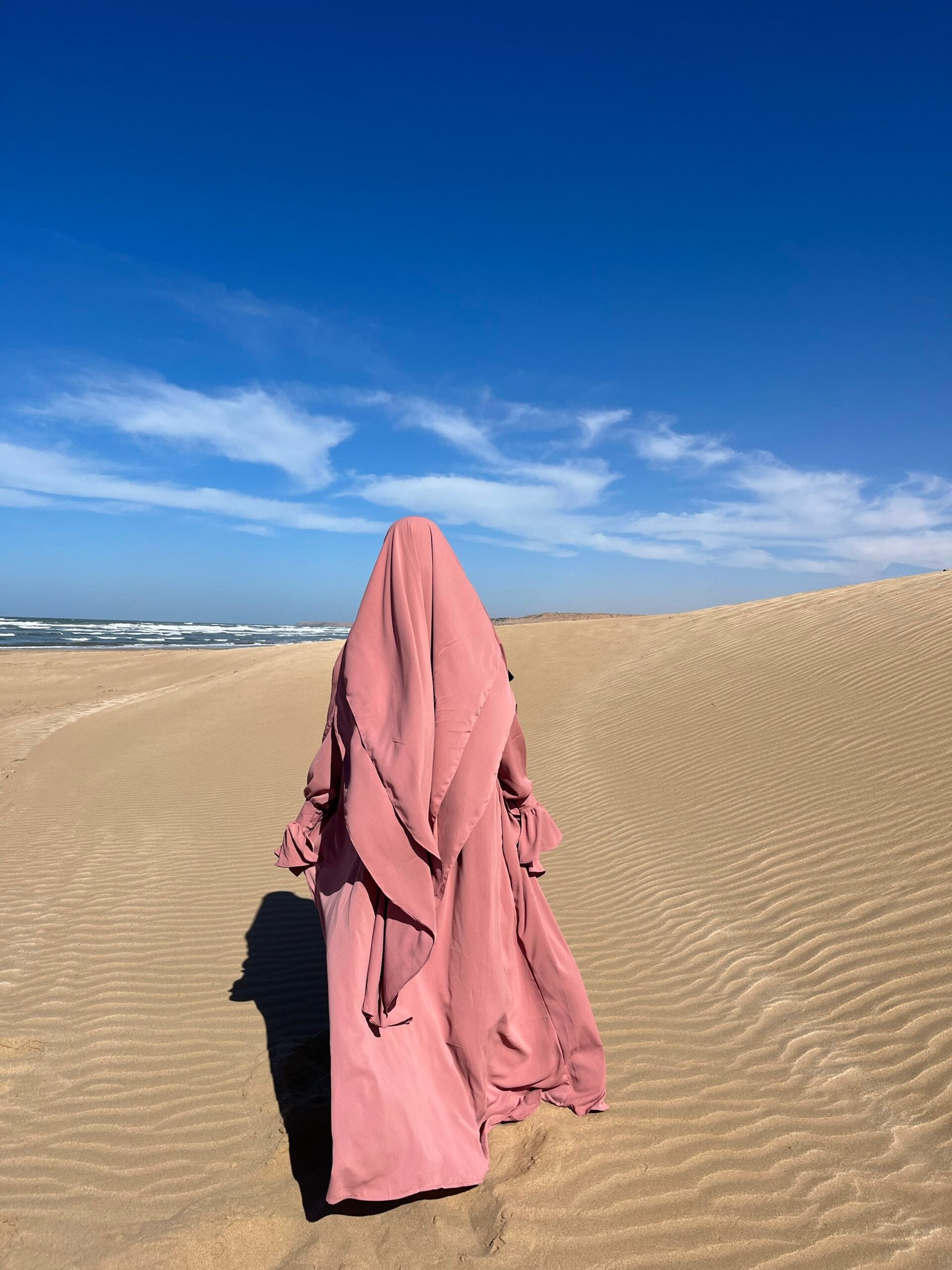 Khimar Hajar 2 Schleier aus Medina-Seide